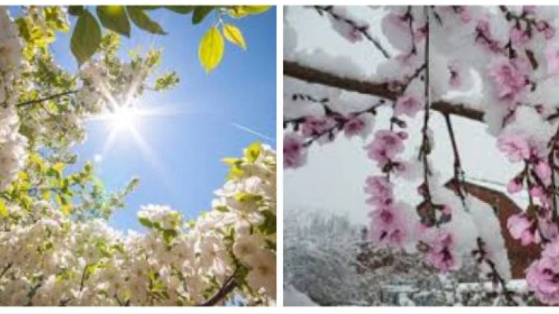 Қазақстандағы ауа райы: Солтүстікте -10 грдаус аяз, оңтүстікте +22