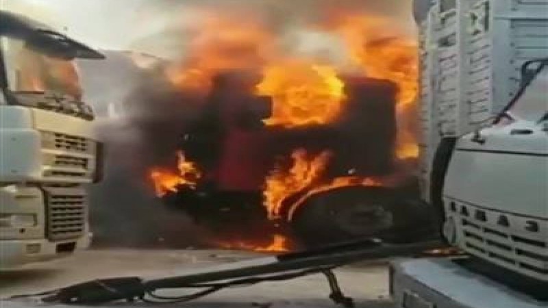 Қарағандыда жүк көлігі жарылды | КТК