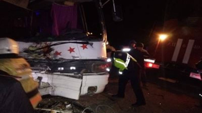 Қызылорда облысында екі автобус соқтығысып, 3 адам қайтыс болды