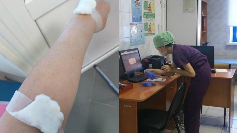 "Эксперимент жасайтын малмыз ба": Нұр-Сұлтан тұрғыны ине сала алмаған медбикеге ашуланды - Қазақстан жаңалықтары