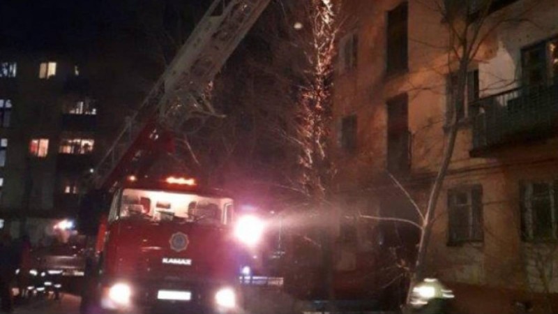 Лисаковскте өрттен бір адам қаза тапты