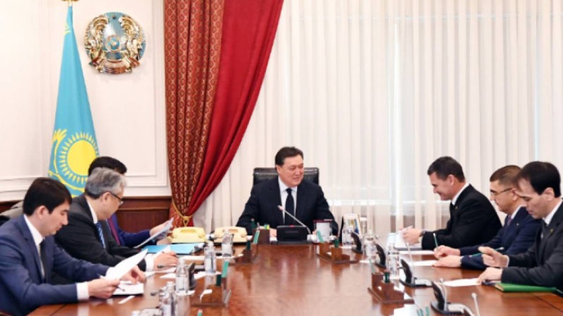 Мамин Түрікменстанның Министрлер кабинеті Төрағасының орынбасарымен кездесті