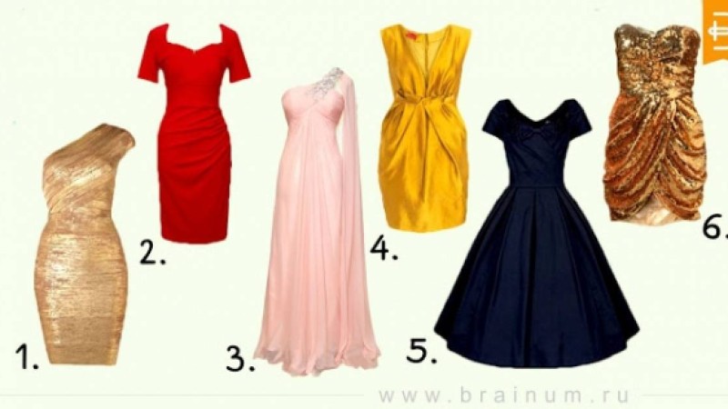 Психологиялық тест: Кешкі кездесуге қай көйлекті киер едіңіз? Таңдауыңыз сіз туралы сыр айтады