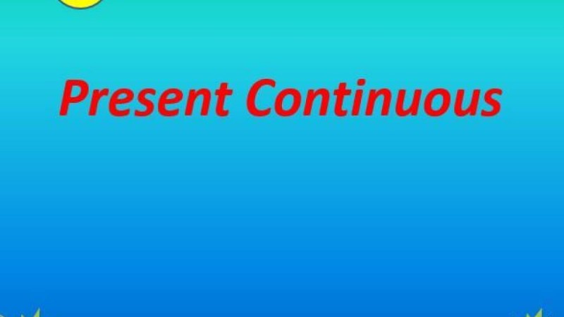 Present Continuous слайд,презентация - Шет тілі - Презентация на казахском языке - Қазақша презентация