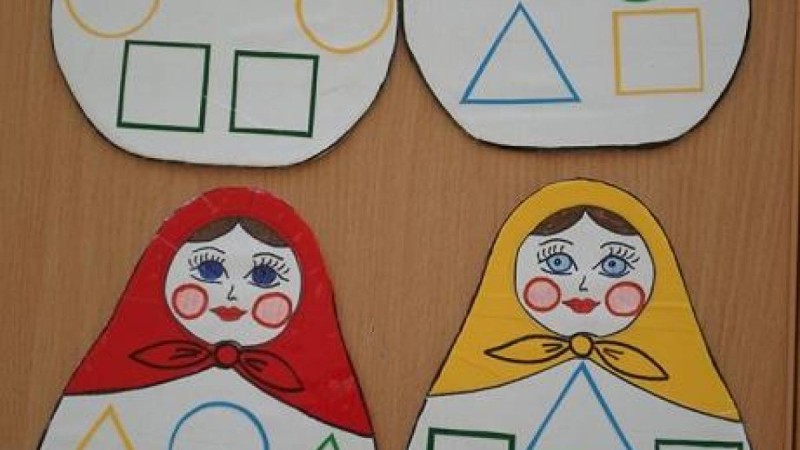 Дидактическая игра «Наряди матрёшку» - Балабақшадағы ойындар - Bilim