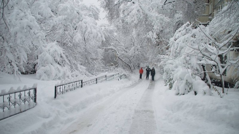 Алматыда қалыңдығы 20 сантиметр қар жауды