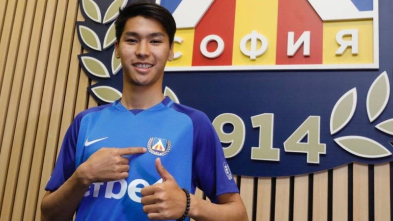 Еркебұлан Сейдахметтің «Левскидегі» алғашқы жаттығуы. Видео