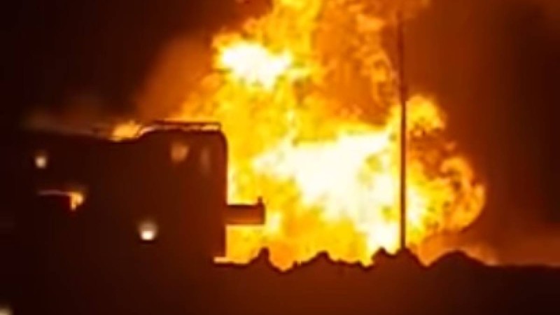 Қаламқас мұнай-газ кен орнында ұңғыма жанып жатыр - Қазақстан жаңалықтары