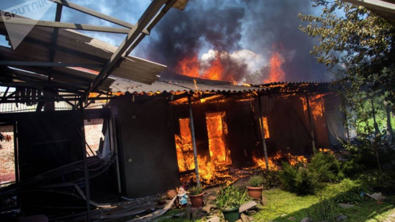 Петропавлда саяжайдағы өрттен ерлі-зайыпты ажал құшты