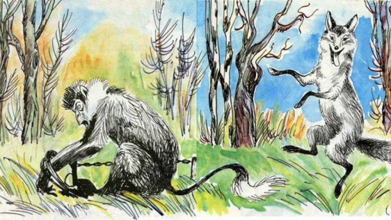 Қазақша ертегі: Түлкі мен маймыл - Ертегілер - Bilim