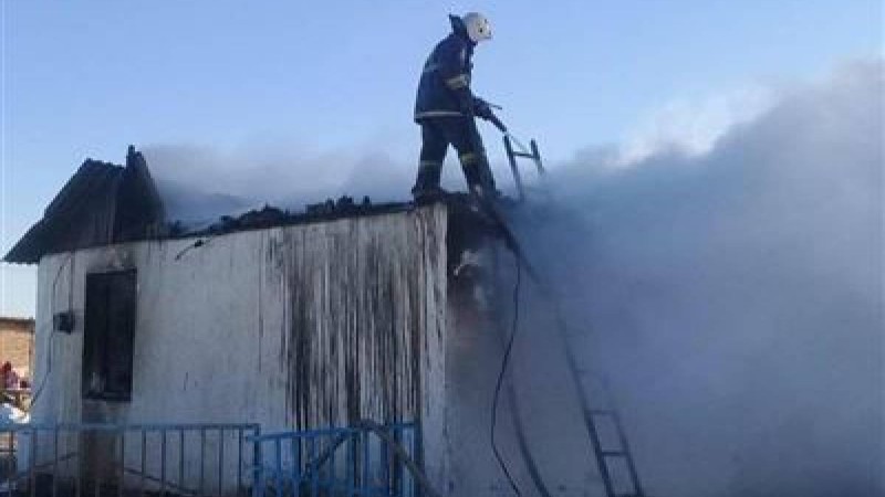 Қызылордада өрттен ер кісі мен бала қайтыс болды