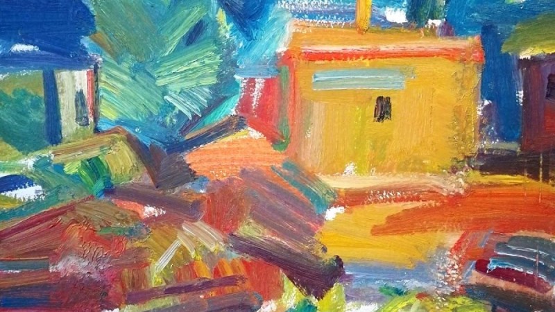 Cуретші Табылды Мұқатовтың «Құм жазуы» жеке көрмесі ашылды