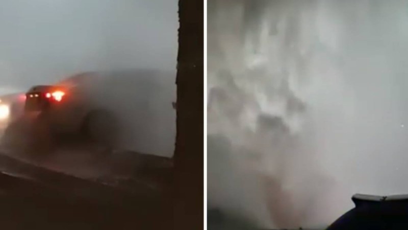 Алматыда жылу құбыры жарылған кезде түсірілген видео пайда болды (видео) - Қазақстан жаңалықтары