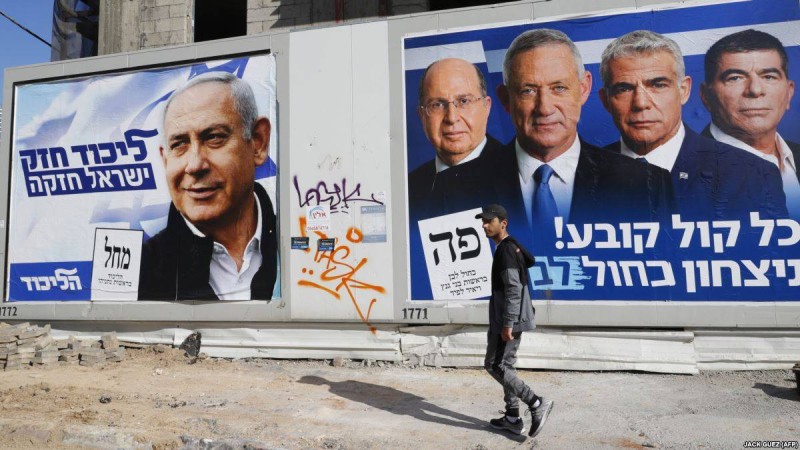 Израильдегі сайлау: экзит-полда ешкім басым түспеді