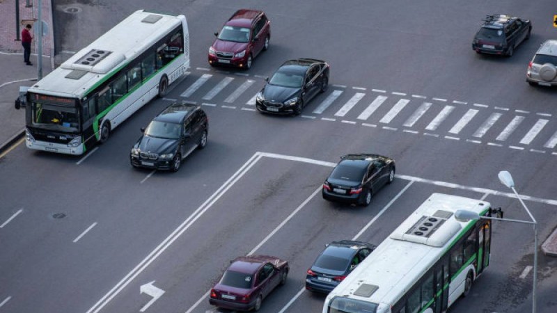 Нұр-Сұлтанда ерекше көше қиылысы пайда болды – видео