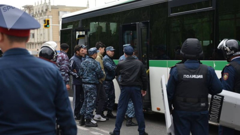 ІІМ митинг кезінде ұсталғандардың нақты санын жариялады