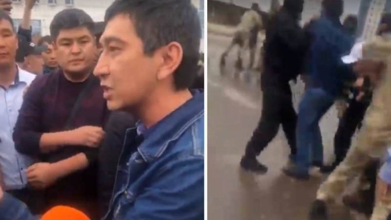 Митинг кезінде Ринат Зайытов не үшін ұсталды? Полиция жауап берді
                                Айтыскер ақын сөйлеп тұрған жерінен полиция бөліміне жеткізілді