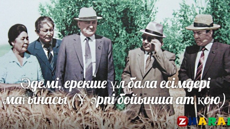 Әдемі, ерекше ұл бала есімдері мағынасы (Ұ әрпі бойынша ат қою) » ZHARAR