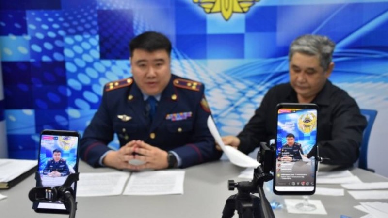 Талдықорған полициясы әлеуметтік желі арқылы қала тұрғындарымен онлайн кездесу өткізді