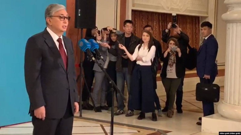 "Нұр Отан" кандидаты Қасым-Жомарт Тоқаев дауыс берді