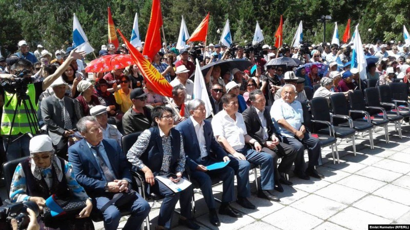 Бішкекте жемқорлыққа қарсы митинг өтіп жатыр (видео)