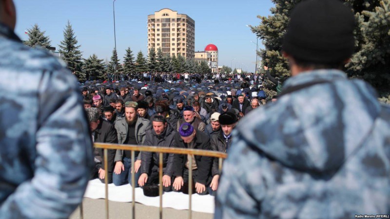 Ингушетияда "жер митингісіне" қатысқан 8 белсенді тергеу изоляторына қамалды