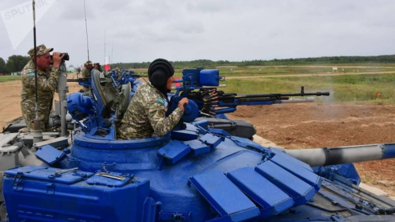 Қазақстан командасы "Танк биатлоны" жарысында жеңіске жетті