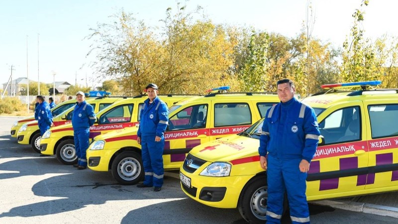 ҚЫЗЫЛОРДА ОБЛЫСЫ: ЕМДЕУ МЕКЕМЕЛЕРІНЕ 36 САНИТАРЛЫҚ АВТОКӨЛІКТІҢ КІЛТТЕРІ  ТАБЫСТАЛДЫ