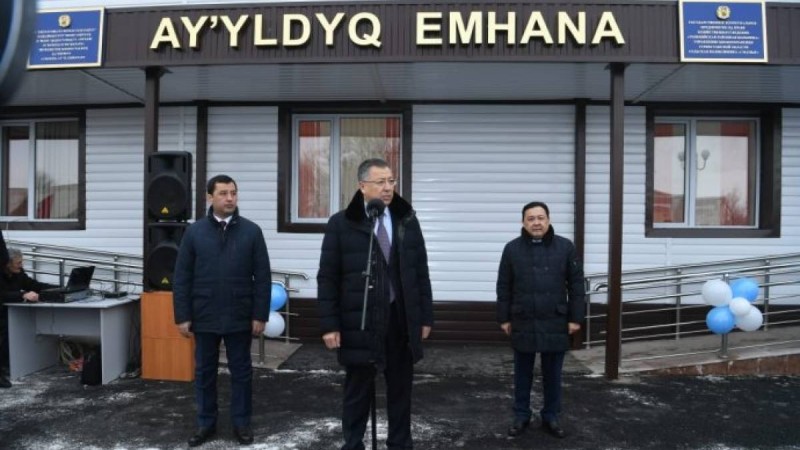 Түркістан: Төлебиде емхана пайдалануға берiлдi