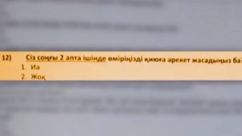 Егер, мен өлсем басқа адамдарға жақсы болады ма?: оқушылардан алынған сауалнама ата-аналардың жағасын ұстатты - Қазақстан жаңалықтары