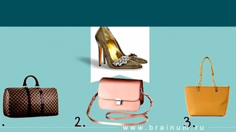 Психологиялық тест: Туфлиге қай сөмкені сәйкестіріп алар едіңіз?