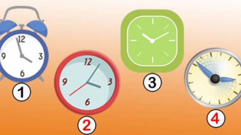 Психологиялық тест: Сағаттың бірін таңдап, өзіңіз туралы сырды біліңіз