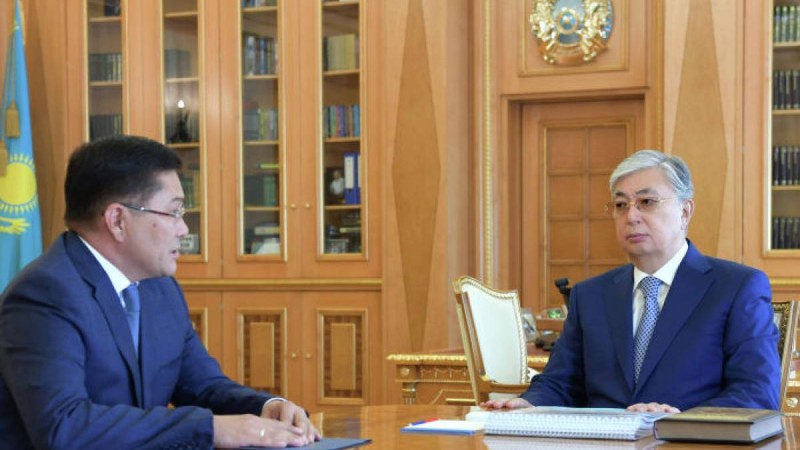 Қасым-Жомарт Тоқаев Шымкенттің жаңа әкімі Ерлан Айтахановты қабылдады