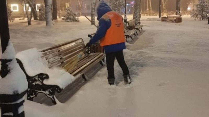 Алматы қар құрсауында қалды