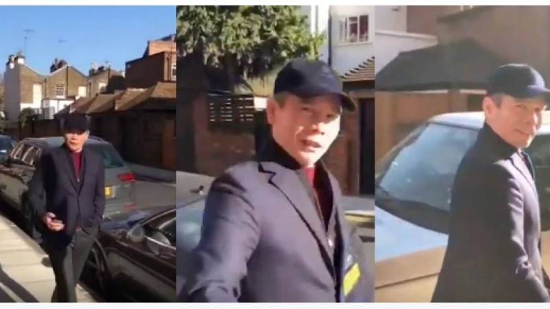 Бергей Рысқалиевтің Лондонда серуендеп жүргені видеоға түсіп қалды