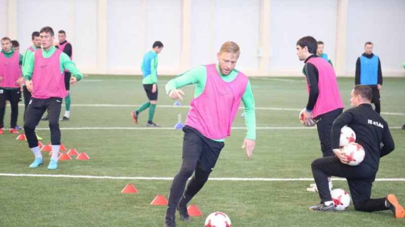 «Атыраудың» Астанадағы дайындығы. ФОТО