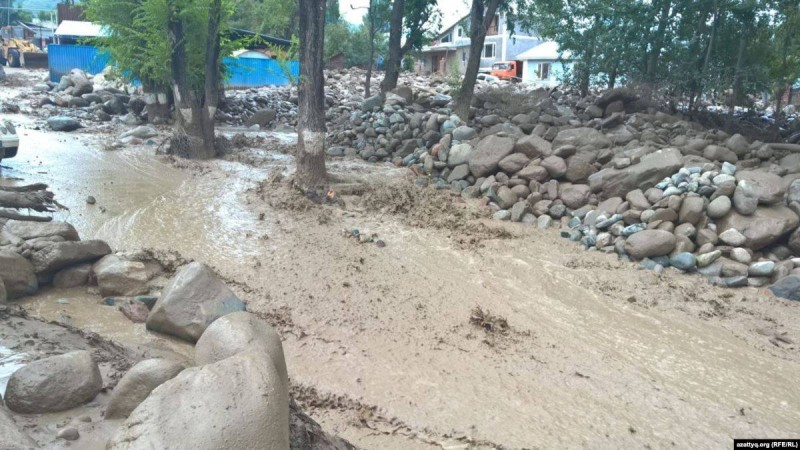 Алматы облысында жүздеген ауланы су басты