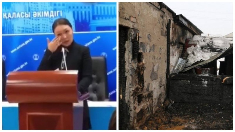 Бес қыздың өліміне көңіл айтқан астаналық баспасөз хатшысы жылап қалды (видео) - новости Казахстана