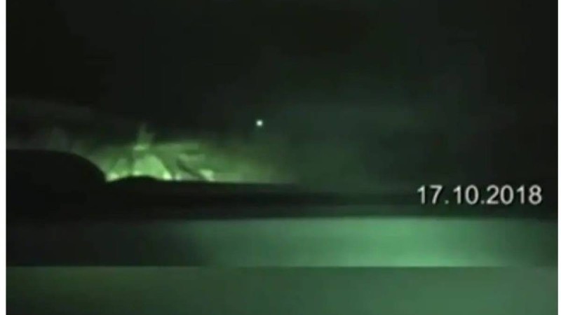 Астана маңында жолды кесіп өткен елес қыздың бейнесі камераға түсіп қалды (видео)