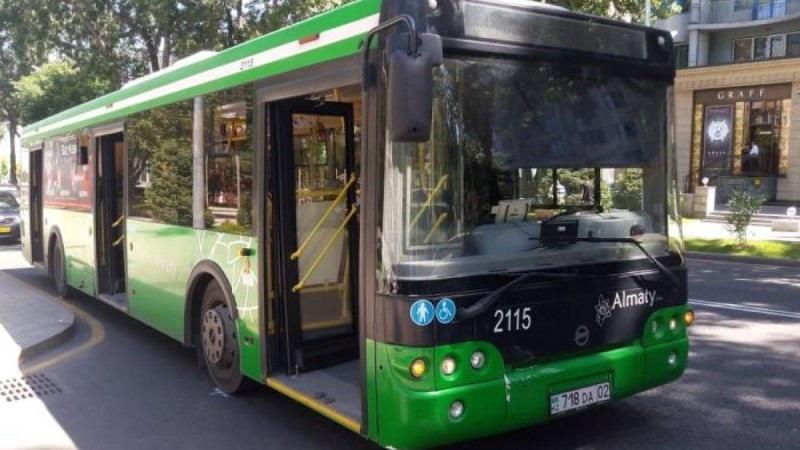 Алматыда жүкті әйел жол апатына түсті