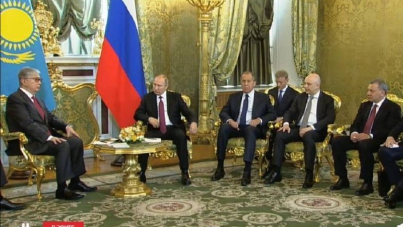 Қасым-Жомарт Тоқаев пен Владимир Путиннің кездесуі – онлайн-транслация