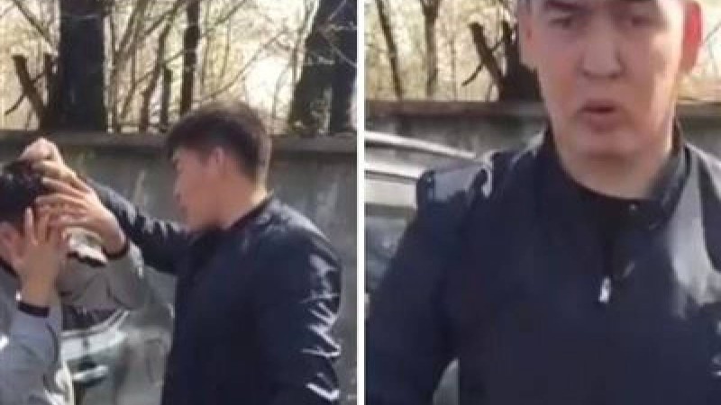 Түркістан облысында ер адамның бетіне түкірген полицей жұмысынан қуылды