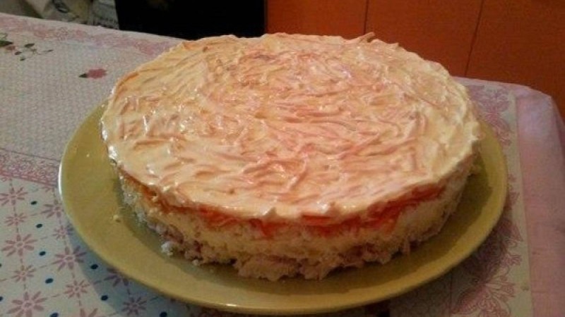 Корей сәбізінен жасалған өте дәмді салат