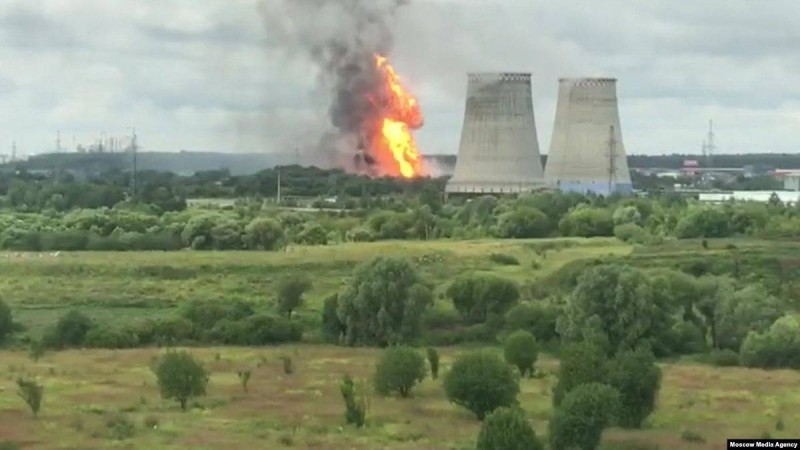 Мәскеу маңындағы ЖЭС өртіп жатыр. 8 адам "жараланған"