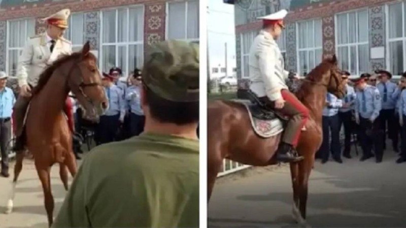 Атырау облысында сыйға ат мінген полиция басшысы қызметінен босатылды
                                Оқиғадан кейін қызметтік тексеріс жүргізілген