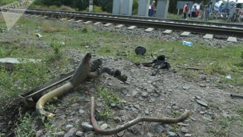 Шамалған станциясындағы апат: жантүршігерлік апаттан кейінгі кадрлар