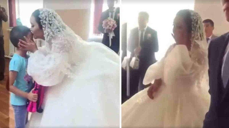 Балаларды сүйіп, көзіне жас алды: Қазақстандық жас жұбайлар балаларды қуантып, жұрттың жүрегін елжіретті (видео)
Желіде жаңадан шаңырақ көтерген жастардың той күні балалар үйіне барған видеосы желіде тарады