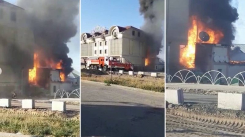 3 тонна газ құйылған машина жарылған: Әкімшілік мәлімдеме жасады
Өртті сөндіруге 70 адам және 14 өрт сөндіру техникасы жұмылдырылды