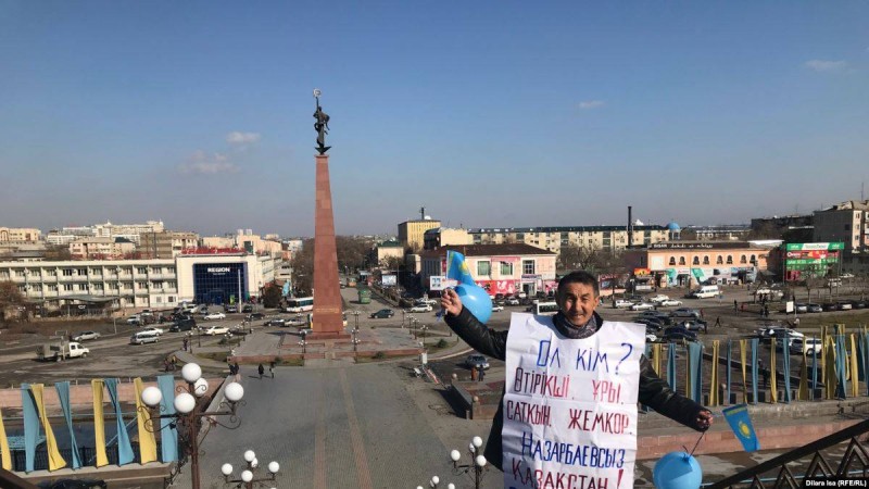 Шымкенттік белсенді төртінші рет наразылық шығып, бес тәулікке қамалды