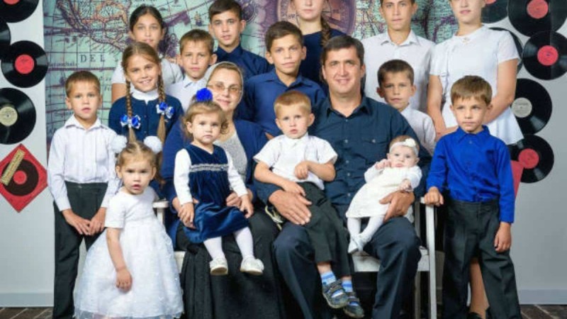 Қазақстандағы ең үлкен отбасы Култышевтар шаңырағында 16 сәби дүниеге келді.